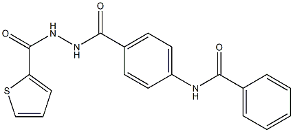 N-(4-{[2-(2-thienylcarbonyl)hydrazino]carbonyl}phenyl)benzamide