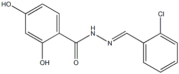 N'-[(E)-(2-chlorophenyl)methylidene]-2,4-dihydroxybenzohydrazide|