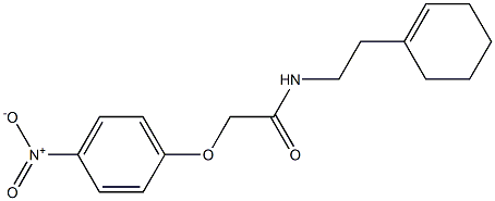  N-[2-(1-cyclohexen-1-yl)ethyl]-2-(4-nitrophenoxy)acetamide