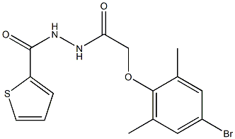 N'-[2-(4-bromo-2,6-dimethylphenoxy)acetyl]-2-thiophenecarbohydrazide