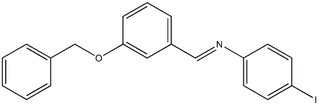 N-{(E)-[3-(benzyloxy)phenyl]methylidene}-N-(4-iodophenyl)amine