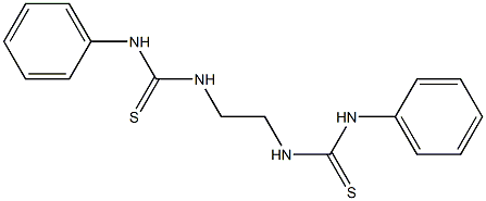 N'-{2-[(anilinocarbothioyl)amino]ethyl}-N-phenylthiourea,,结构式