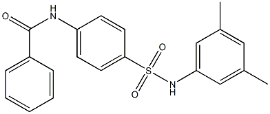 N-{4-[(3,5-dimethylanilino)sulfonyl]phenyl}benzamide Structure