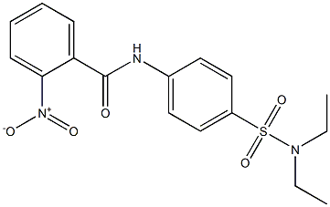  N-{4-[(diethylamino)sulfonyl]phenyl}-2-nitrobenzamide