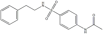 N-{4-[(phenethylamino)sulfonyl]phenyl}acetamide|