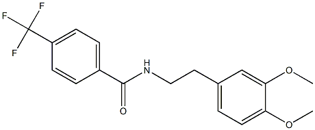 N-(3,4-dimethoxyphenethyl)-4-(trifluoromethyl)benzenecarboxamide