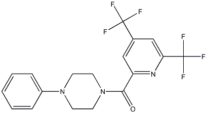 [4,6-bis(trifluoromethyl)-2-pyridinyl](4-phenylpiperazino)methanone