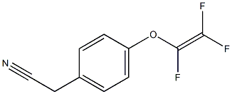 Benzeneacetonitrile,4-[(1,2,2-trifluoroethenyl)oxy]-,1000527-45-6,结构式
