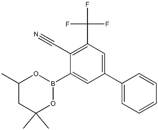  5-(Trifluoromethyl)-3-(4,4,6-trimethyl-1,3,2-dioxaborinan-2-yl)-1,1-biphenyl-4-carbonitrile