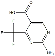 2-氨基-4-三氟甲基嘧啶-5-羧酸, , 结构式
