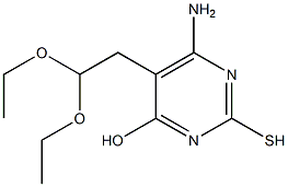 6-氨基-5(2,2-二乙氧基乙基)-4-羟基-2-硫基嘧啶