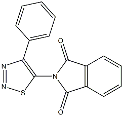 2-(4-Phenyl-1,2,3-thiadiazol-5-yl)isoindoline-1,3-dione ,97%