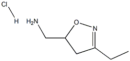[(3-ethyl-4,5-dihydroisoxazol-5-yl)methyl]amine hydrochloride