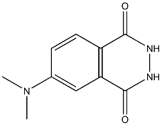 6-(dimethylamino)-2,3-dihydrophthalazine-1,4-dione Struktur