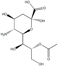 8-O-Acetylneuraminic acid 结构式