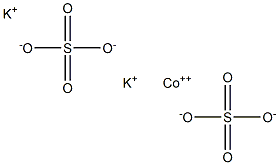 Potassium cobalt sulfate Struktur