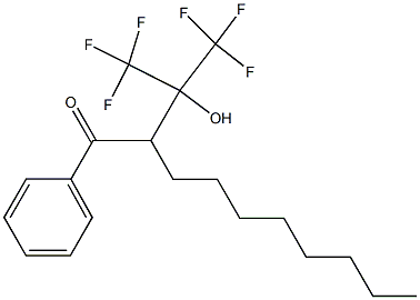  2-(1-Trifluoromethyl-1-hydroxy-2,2,2-trifluoroethyl)-1-phenyl-1-decanone