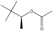 (+)-Acetic acid (S)-1,2,2-trimethylpropyl ester 结构式