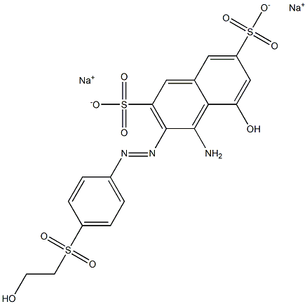 4-Amino-5-hydroxy-3-[4-(2-hydroxyethylsulfonyl)phenylazo]-2,7-naphthalenedisulfonic acid disodium salt