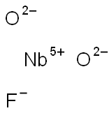 Niobium(V) fluoride dioxide Structure