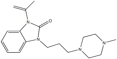  1-[3-(4-Methylpiperazin-1-yl)propyl]-3-(1-methylethenyl)-1H-benzimidazol-2(3H)-one