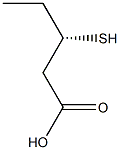 [S,(+)]-3-Mercaptovaleric acid 结构式