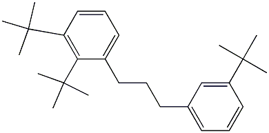 1-(2,3-Di-tert-butylphenyl)-3-(3-tert-butylphenyl)propane Structure