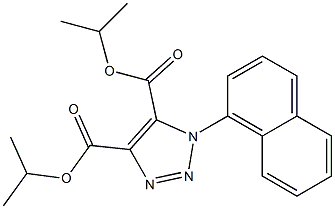 1-(1-Naphtyl)-1H-1,2,3-triazole-4,5-dicarboxylic acid diisopropyl ester Structure