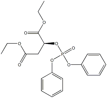 [S,(-)]-2-[(Diphenoxyphosphinyl)oxy]succinic acid diethyl ester