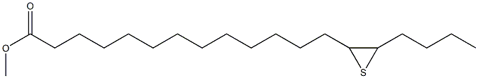 14,15-Epithiononadecanoic acid methyl ester Structure