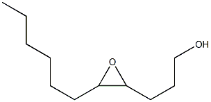 4,5-エポキシウンデカン-1-オール 化学構造式