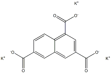 1,3,6-Naphthalenetricarboxylic acid tripotassium salt Structure