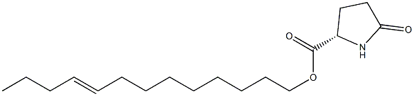 (S)-5-Oxopyrrolidine-2-carboxylic acid 9-tridecenyl ester Structure