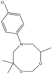  4,4,8-Trimethyl-6-(4-chlorophenyl)-5,6,7,8-tetrahydro-4H-1,3,6-dioxazocine