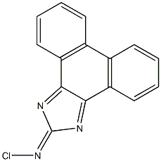 N-クロロ-2H-フェナントロ[9,10-d]イミダゾール-2-イミン 化学構造式