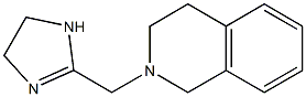 2-[[(1,2,3,4-Tetrahydroisoquinolin)-2-yl]methyl]-4,5-dihydro-1H-imidazole|