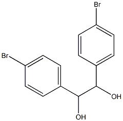 1,2-Bis(4-bromophenyl)ethylene glycol,,结构式