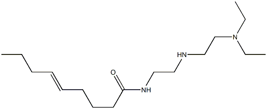 N-[2-[2-(Diethylamino)ethylamino]ethyl]-5-nonenamide Structure