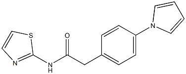 2-[p-(1H-Pyrrol-1-yl)phenyl]-N-(2-thiazolyl)acetamide|