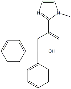 2-(4-Hydroxy-4,4-diphenyl-1-buten-2-yl)-1-methyl-1H-imidazole