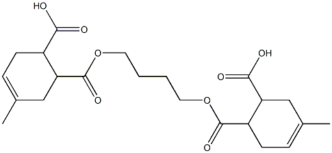 2-[4-(2-Carboxy-4-methyl-4-cyclohexenylcarbonyloxy)butoxycarbonyl]-4-methyl-4-cyclohexene-1-carboxylic acid|