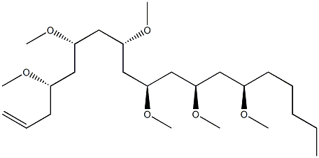 (4S,6S,8S,10R,12R,14R)-4,6,8,10,12,14-Hexamethoxy-1-nonadecene