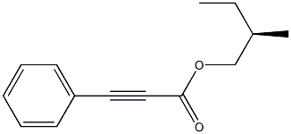 (-)-Phenylpropiolic acid (R)-2-methylbutyl ester Structure