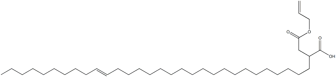 2-(20-Triacontenyl)succinic acid 1-hydrogen 4-allyl ester Struktur