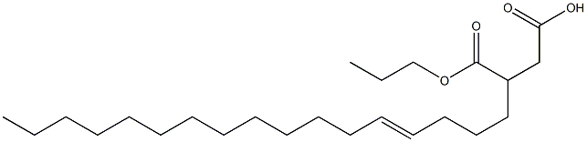 3-(4-Heptadecenyl)succinic acid 1-hydrogen 4-propyl ester,,结构式