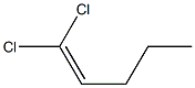 1,1-ジクロロ-1-ペンテン 化学構造式