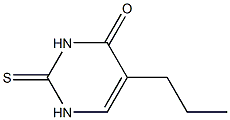 5-プロピルチオウラシル 化学構造式