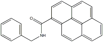 N-Benzylpyrene-1-carboxamide Structure