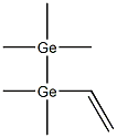 1-エテニル-1,1,2,2,2-ペンタメチルジゲルマン 化学構造式