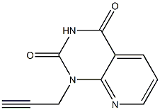 1-(2-Propynyl)-1,2,3,4-tetrahydropyrido[2,3-d]pyrimidine-2,4-dione 结构式